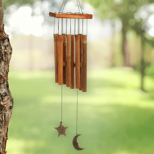 Moon & Star Bamboo Wind Chime