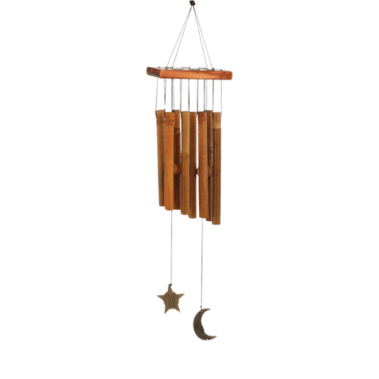 Moon & Star Bamboo Wind Chime
