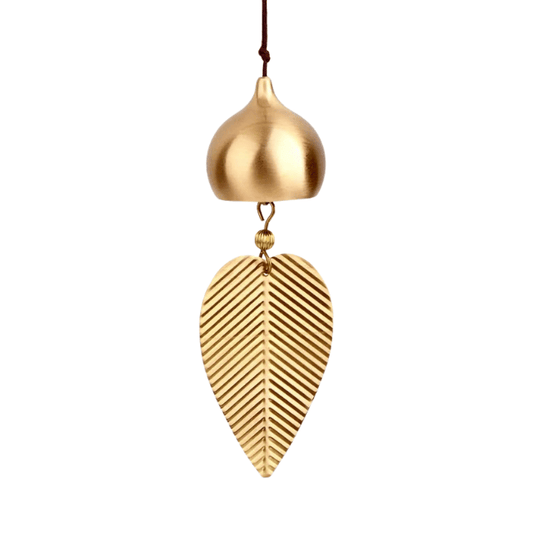 Gold Leaf Feng Shui Bell Wind Chime