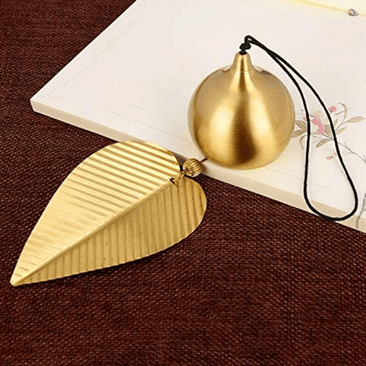 Gold Leaf Feng Shui Bell Wind Chime