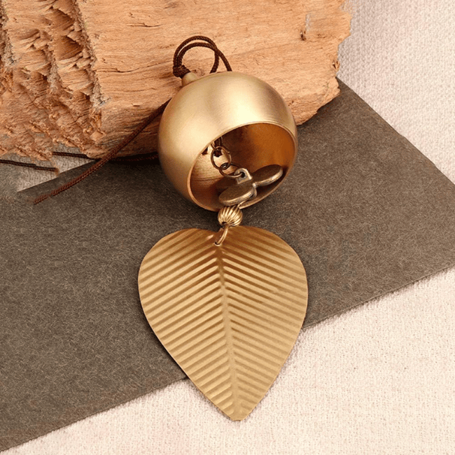 Gold Leaf Feng Shui Bell Wind Chime