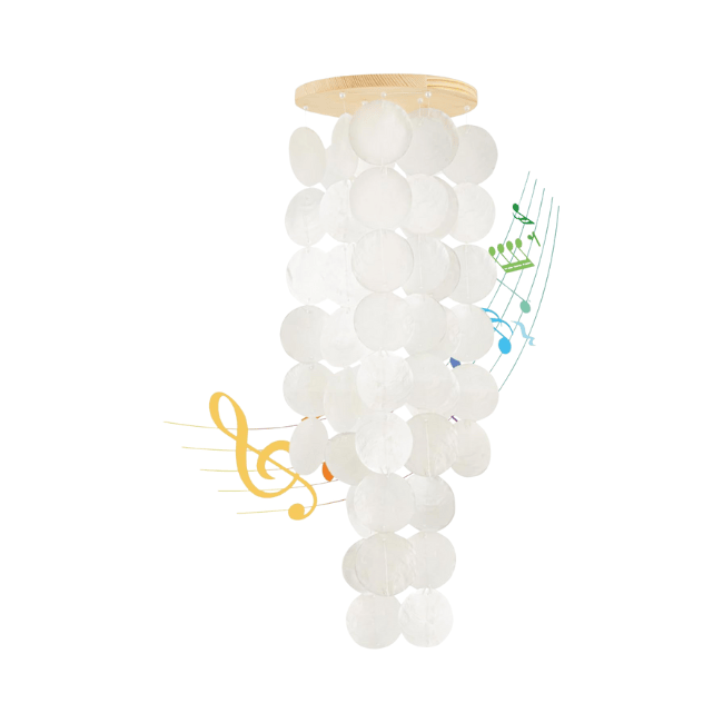 Coastal Capiz Seashell Wind Chimes