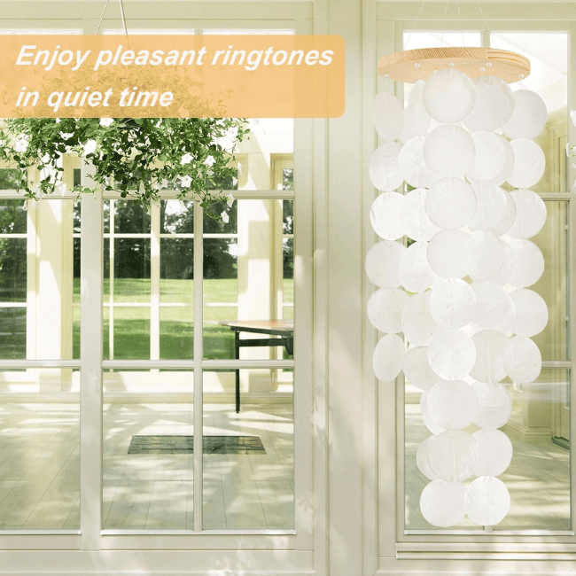 Coastal Capiz Seashell Wind Chimes